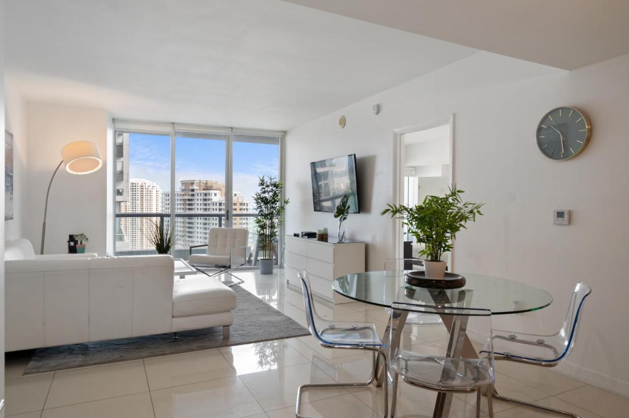 Icon Brickell-29Th Floor Ocean Views-Free Spa マイアミ エクステリア 写真